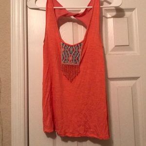 Coral AmericanEagle tank top